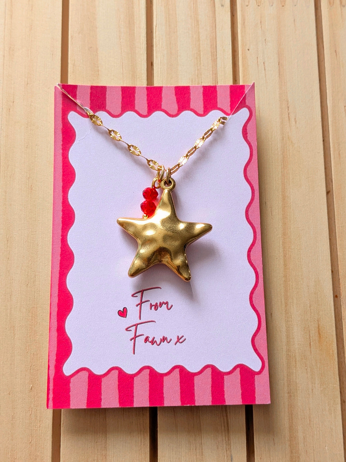 Mistletoe Star Necklace