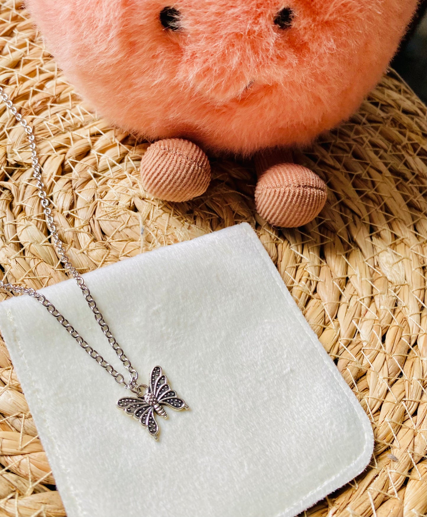 Magical Flutter - Children’s stainless Steel Butterfly Pendant Necklace