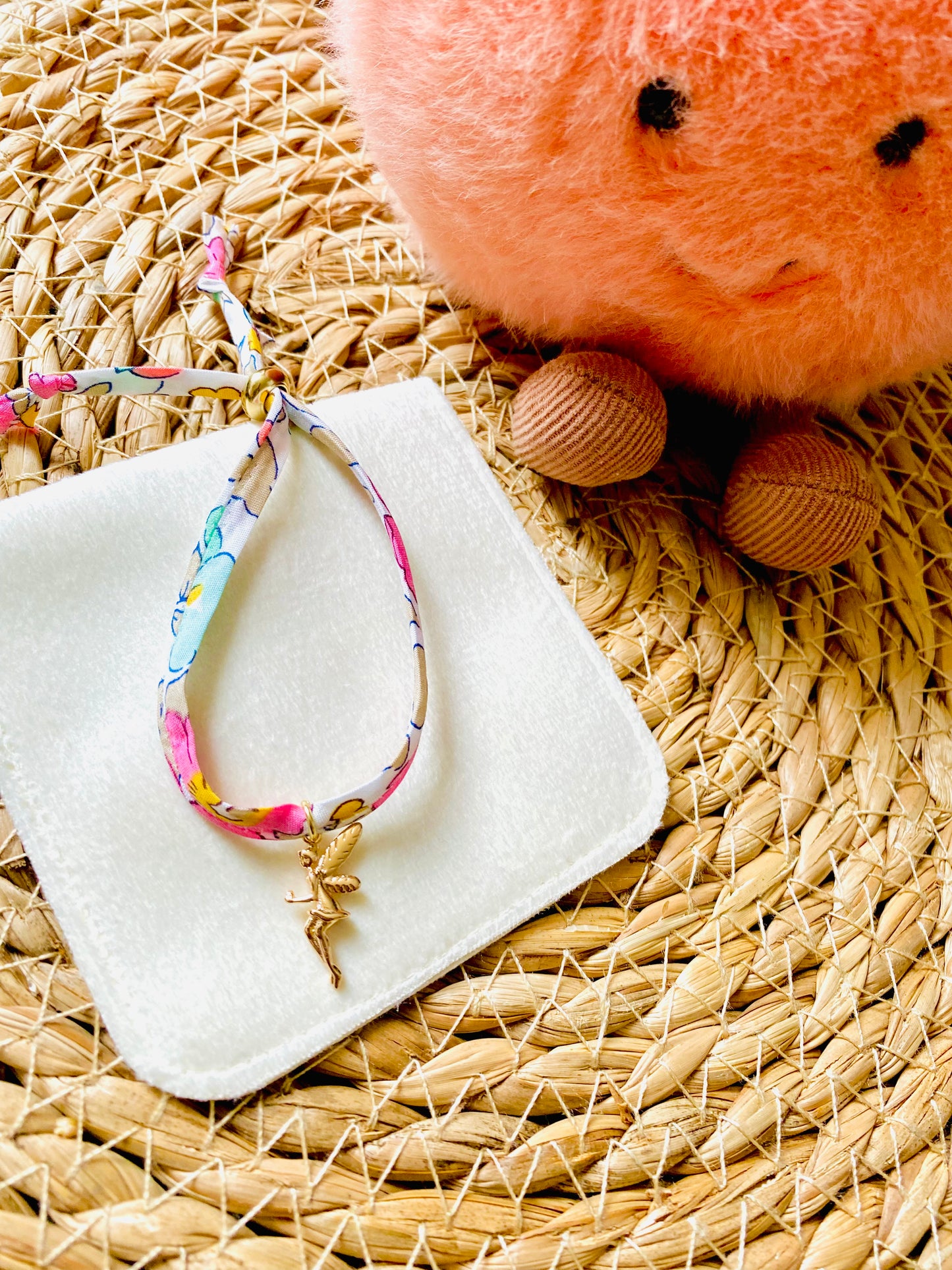 Fairy Wishes - Childrens Adjustable Liberty Print Charm Bracelet