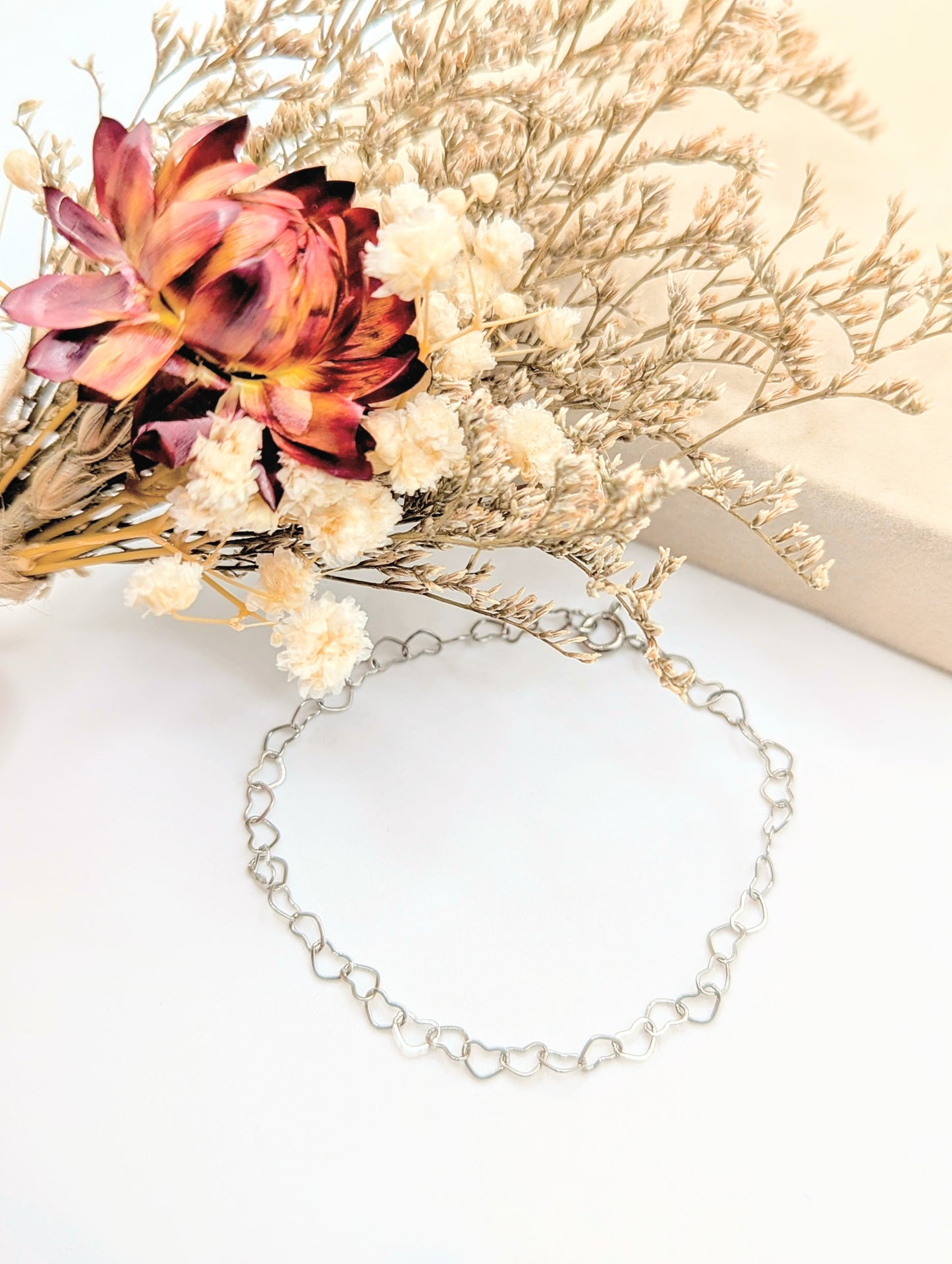 Forever Hearts Charm Bracelet (Silver)