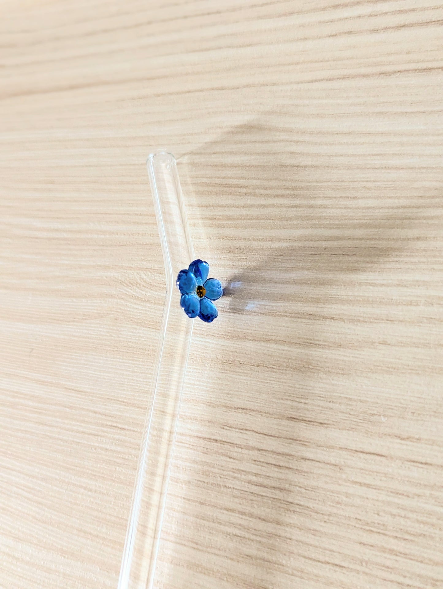 Flower Glass Straw