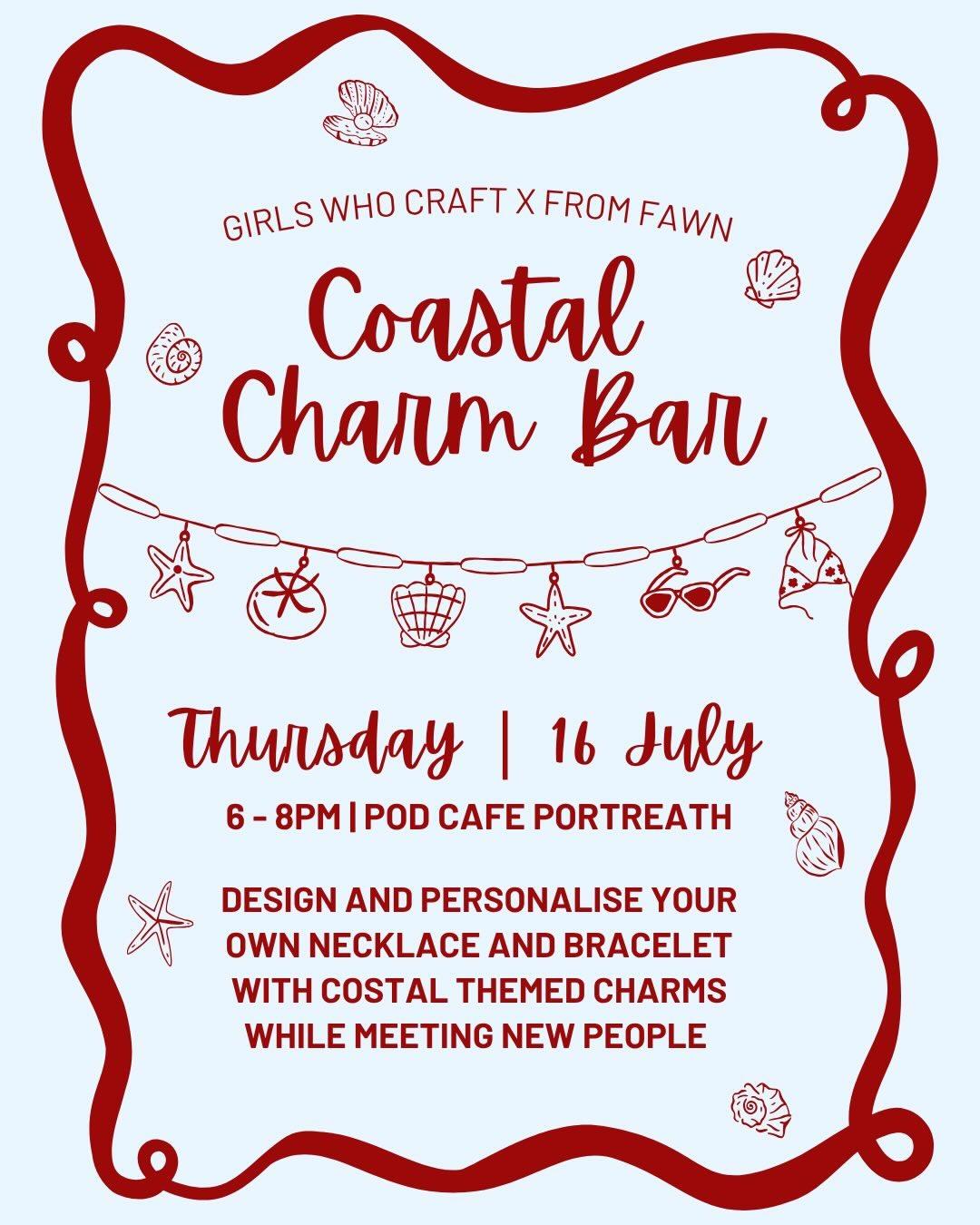 Coastal Charm Bar Workshop In Collaboration With Girls Who Craft - Portreath