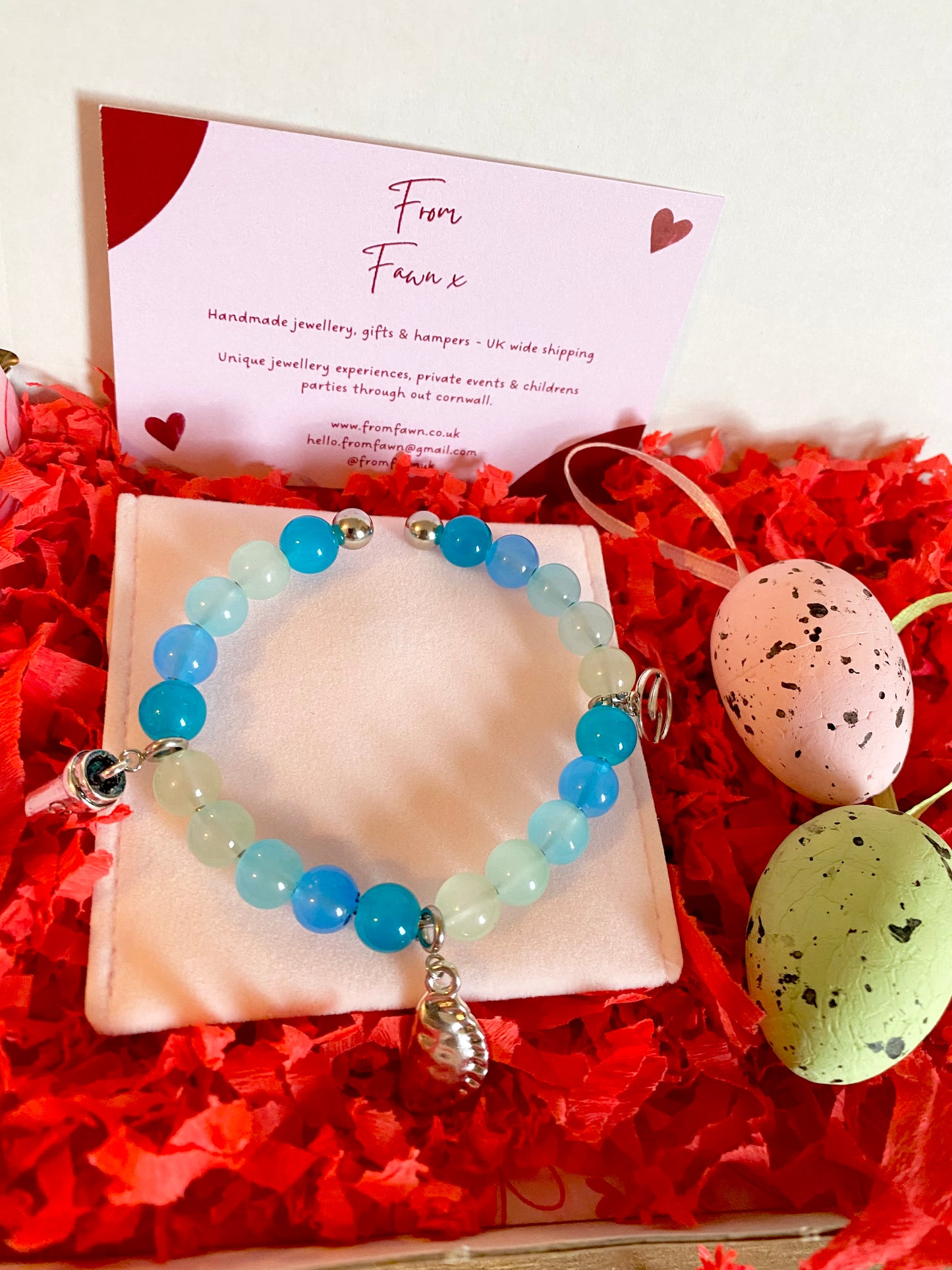 Beaded Cornish Bangle