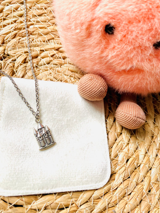 Tiny Kingdom - Childrens Magical Stainless Steel Charm Castle Necklace