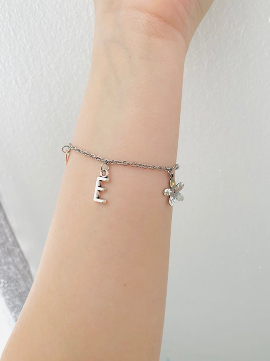 Personalised Silver Stainless Steel Create Your Own Charm Bracelet