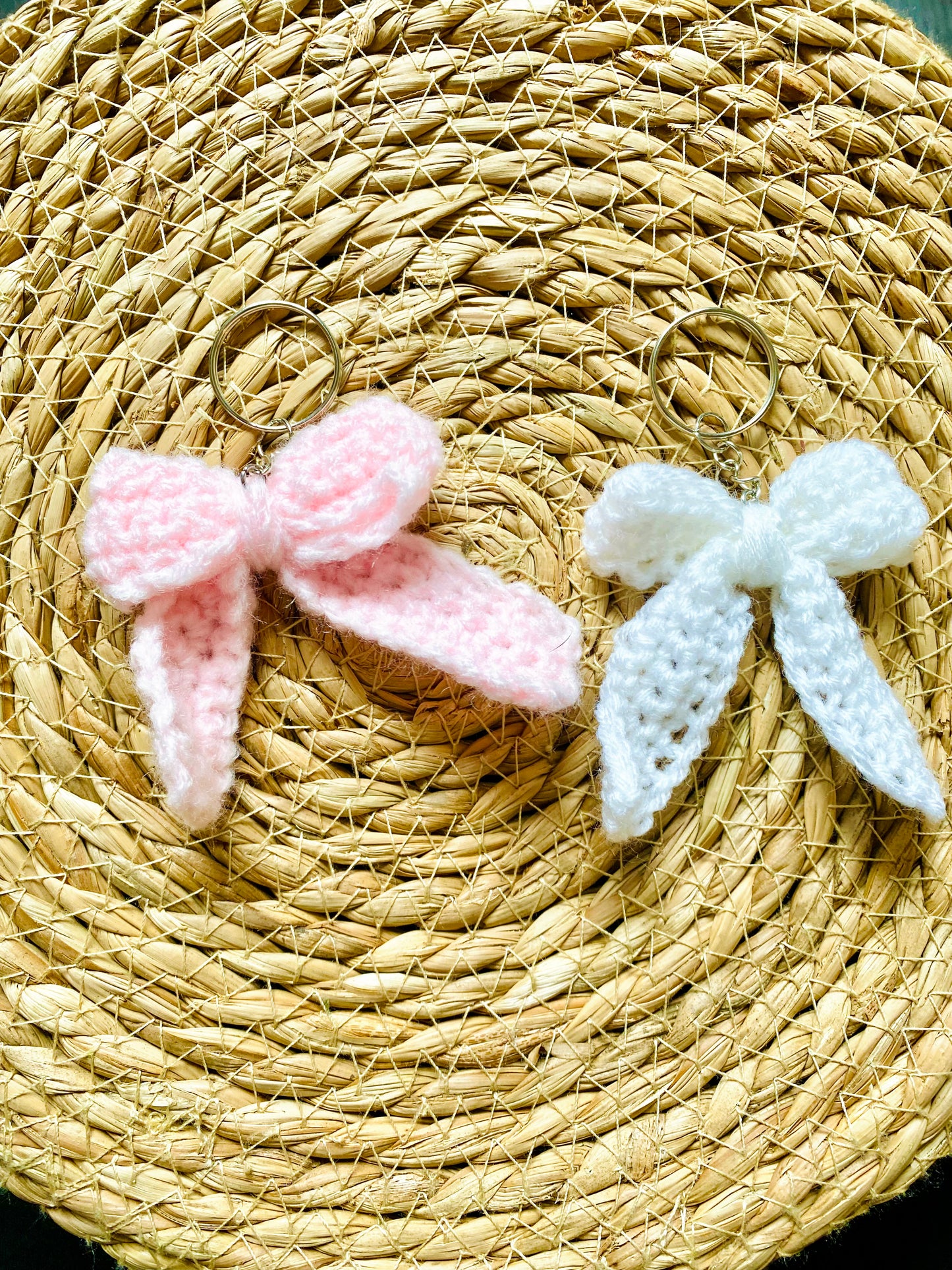 Small Crochet Bow Keyrings