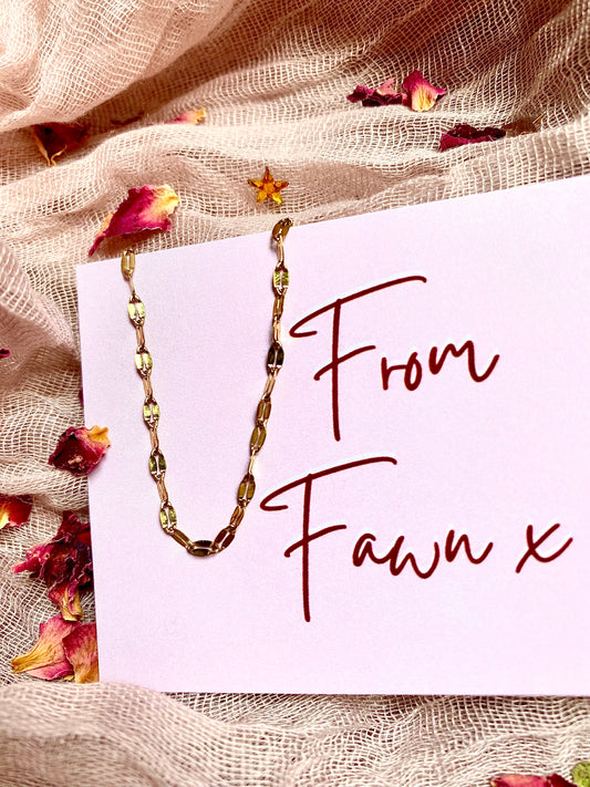Gold Shimmer Necklace (Gold)