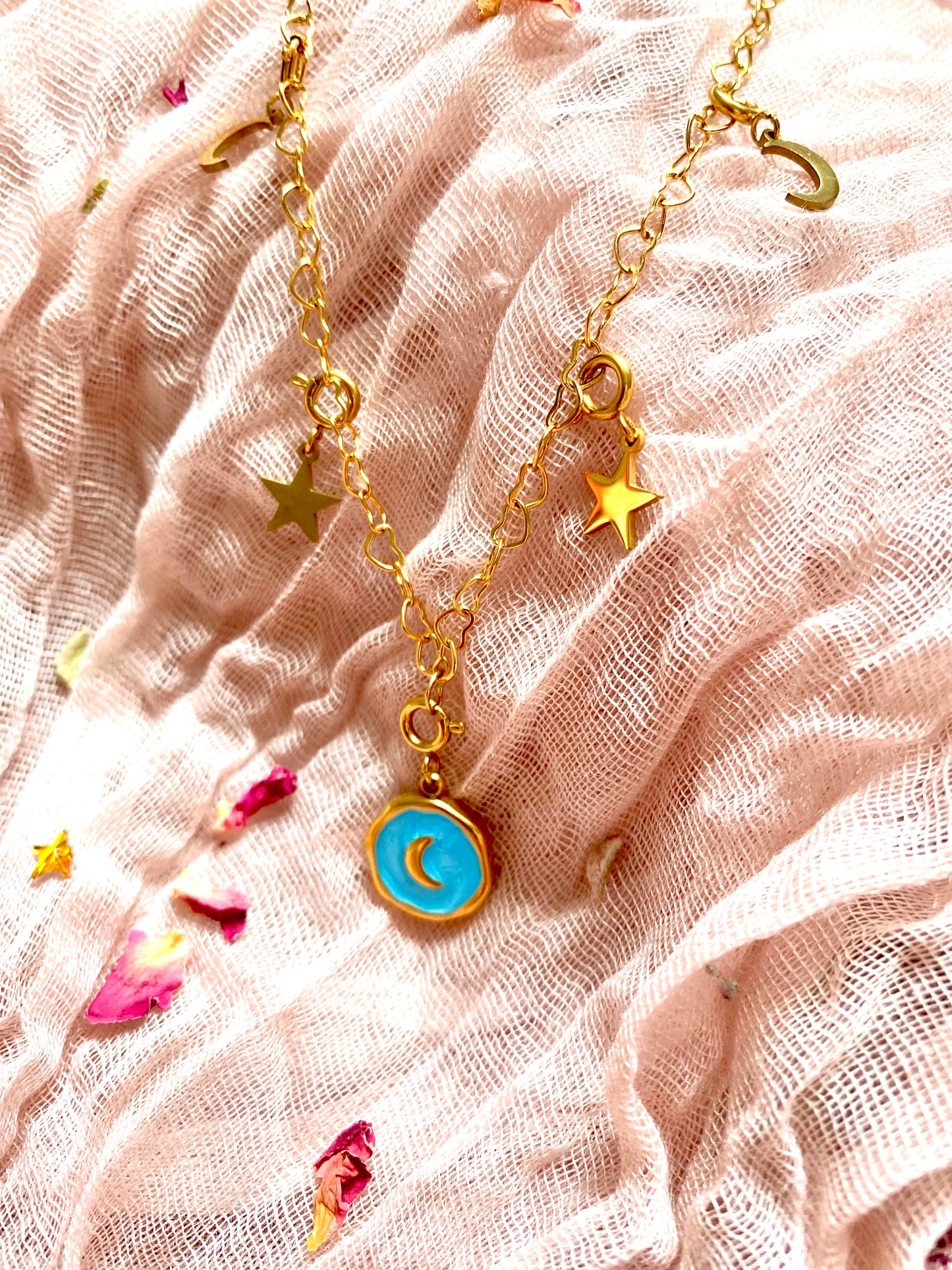 Moonlit Sky Necklace (Gold)