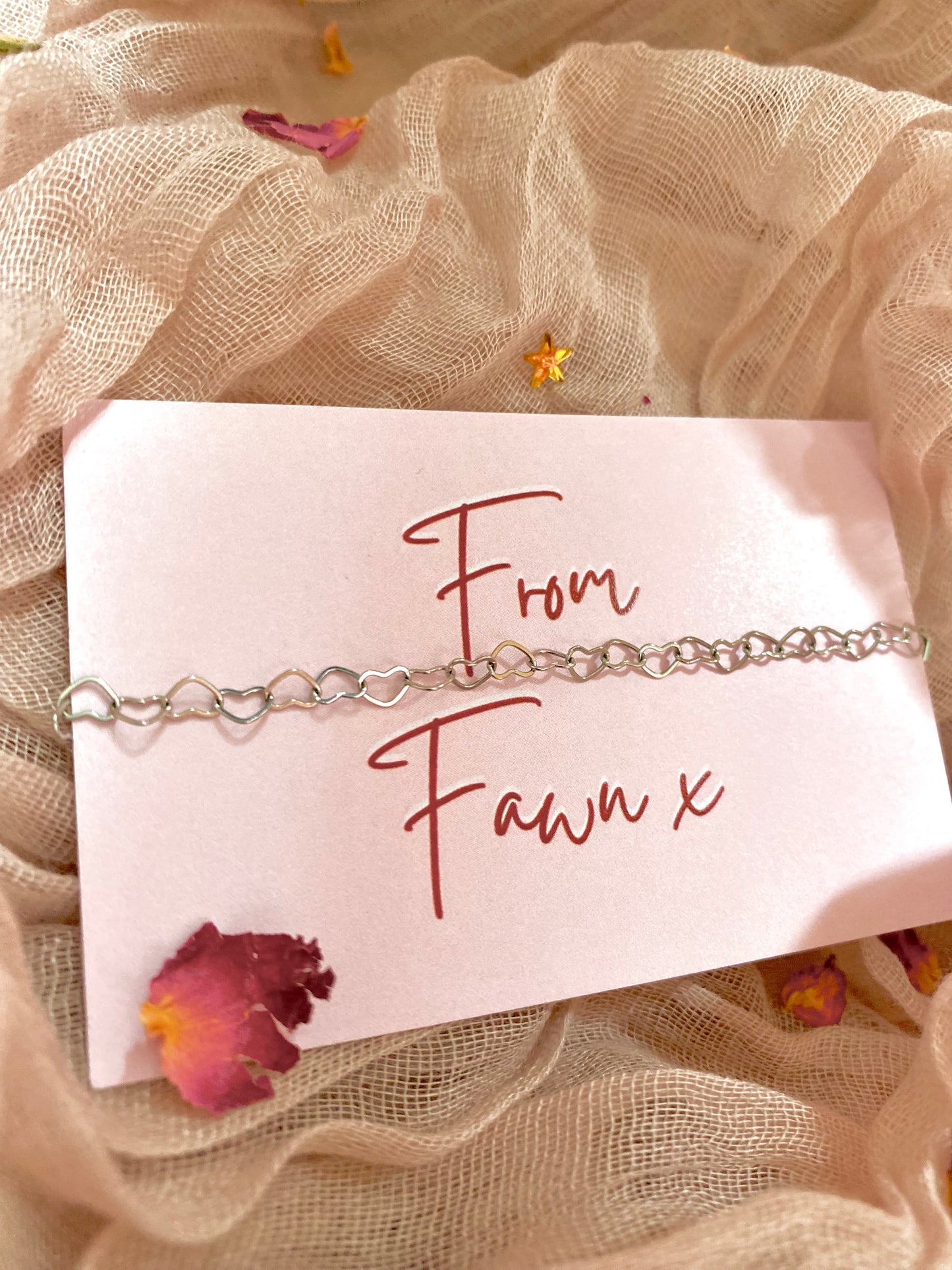 Forever Hearts Charm Bracelet (Silver)