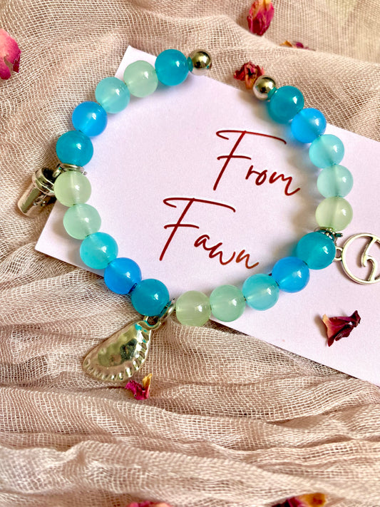 Beaded Cornish Bangle