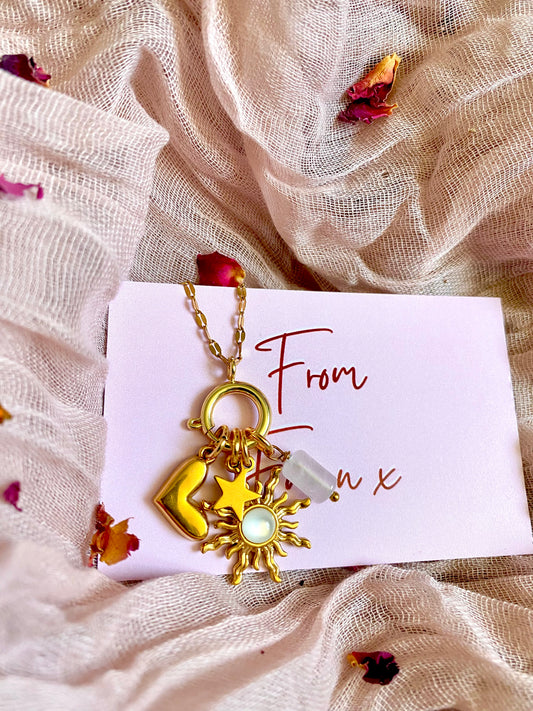 Celestial Dreams Necklace Charm (Gold)