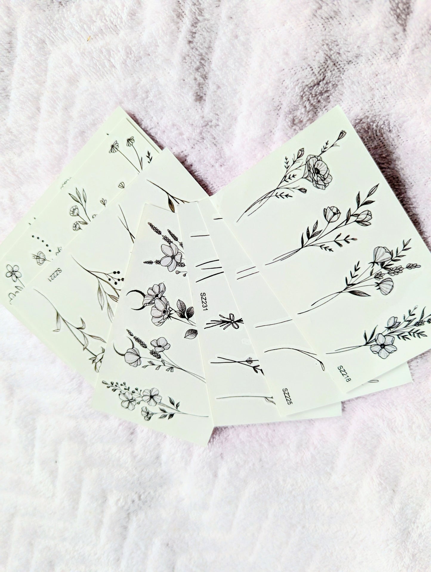 Bloom & Fade -  Temporary Floral Tattoos