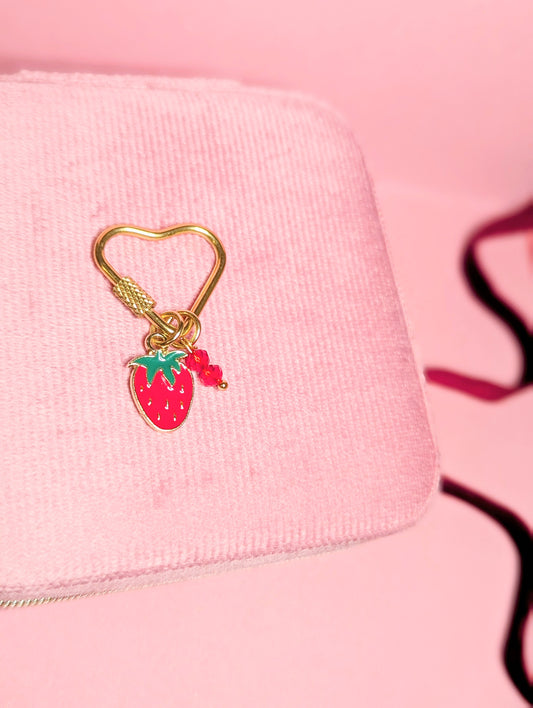 Berry Bag Charm (Gold)