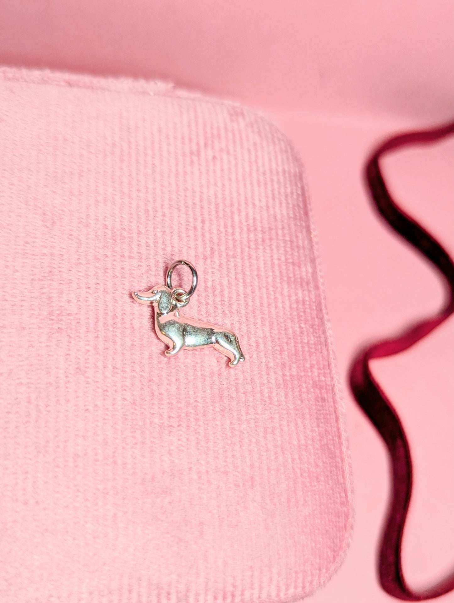 Dachsund Charm (Silver)