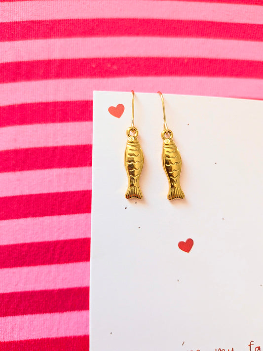Sole Mate Earrings (Gold)