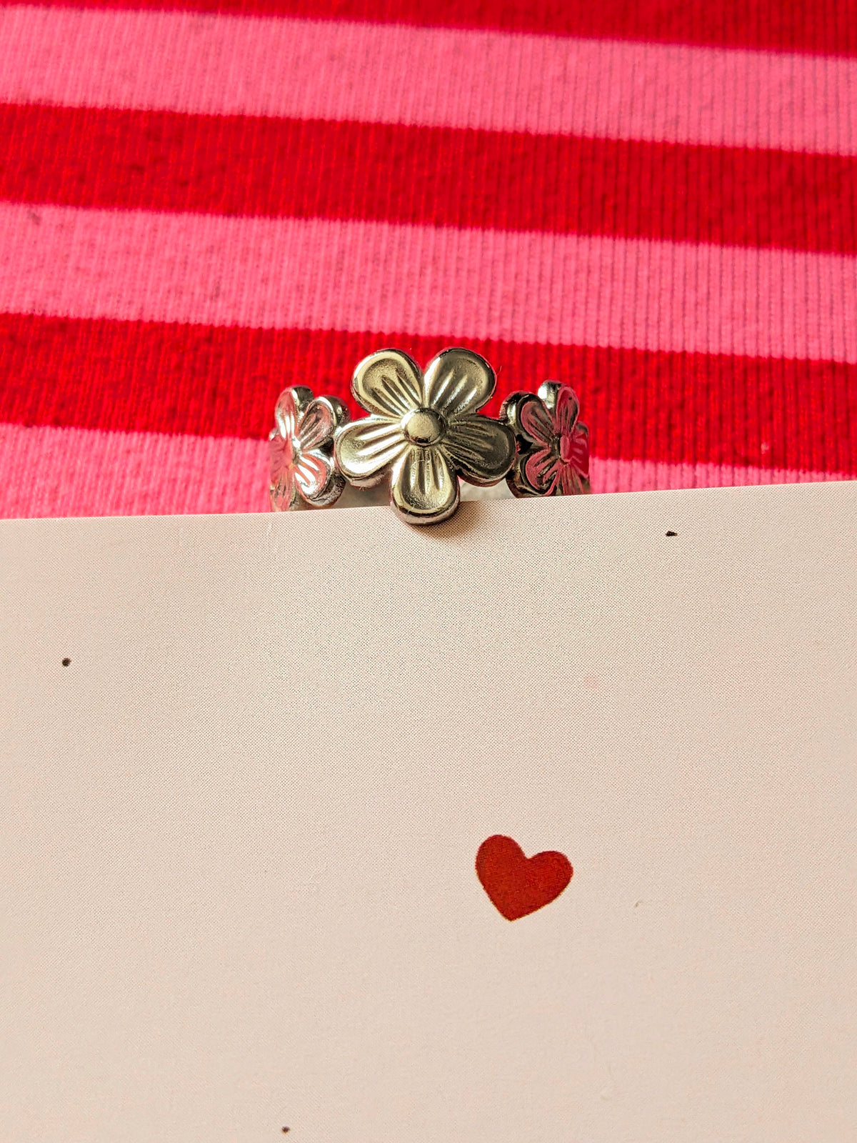 Petal Path Ring (Silver)