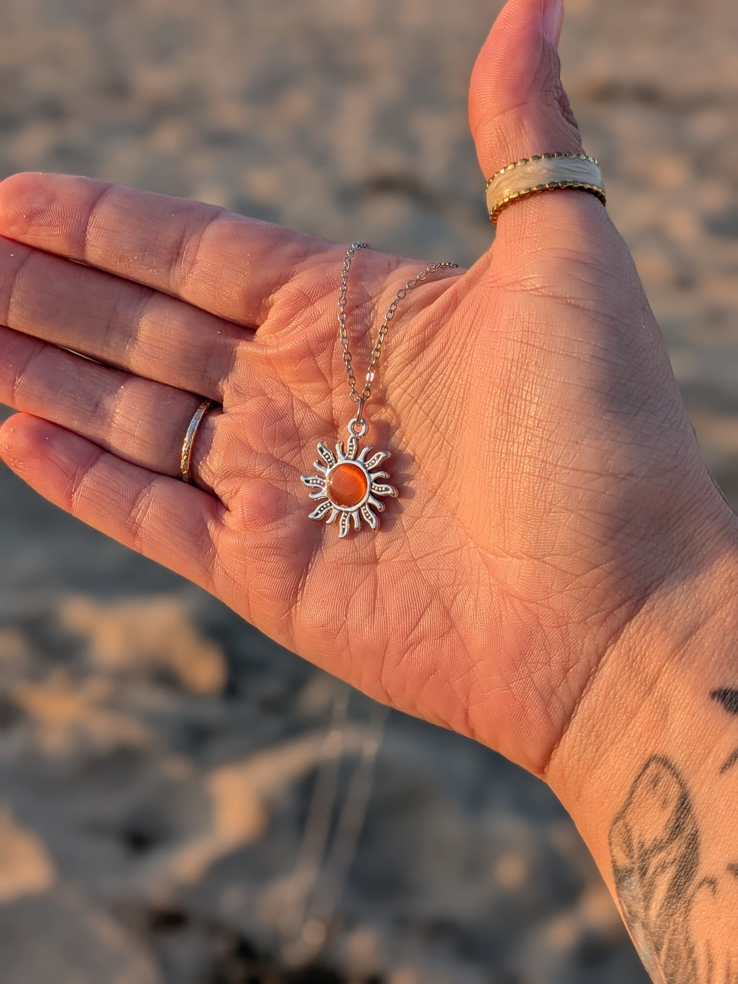 Solar Ember Necklace