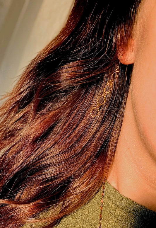 Golden Orbit Earrings