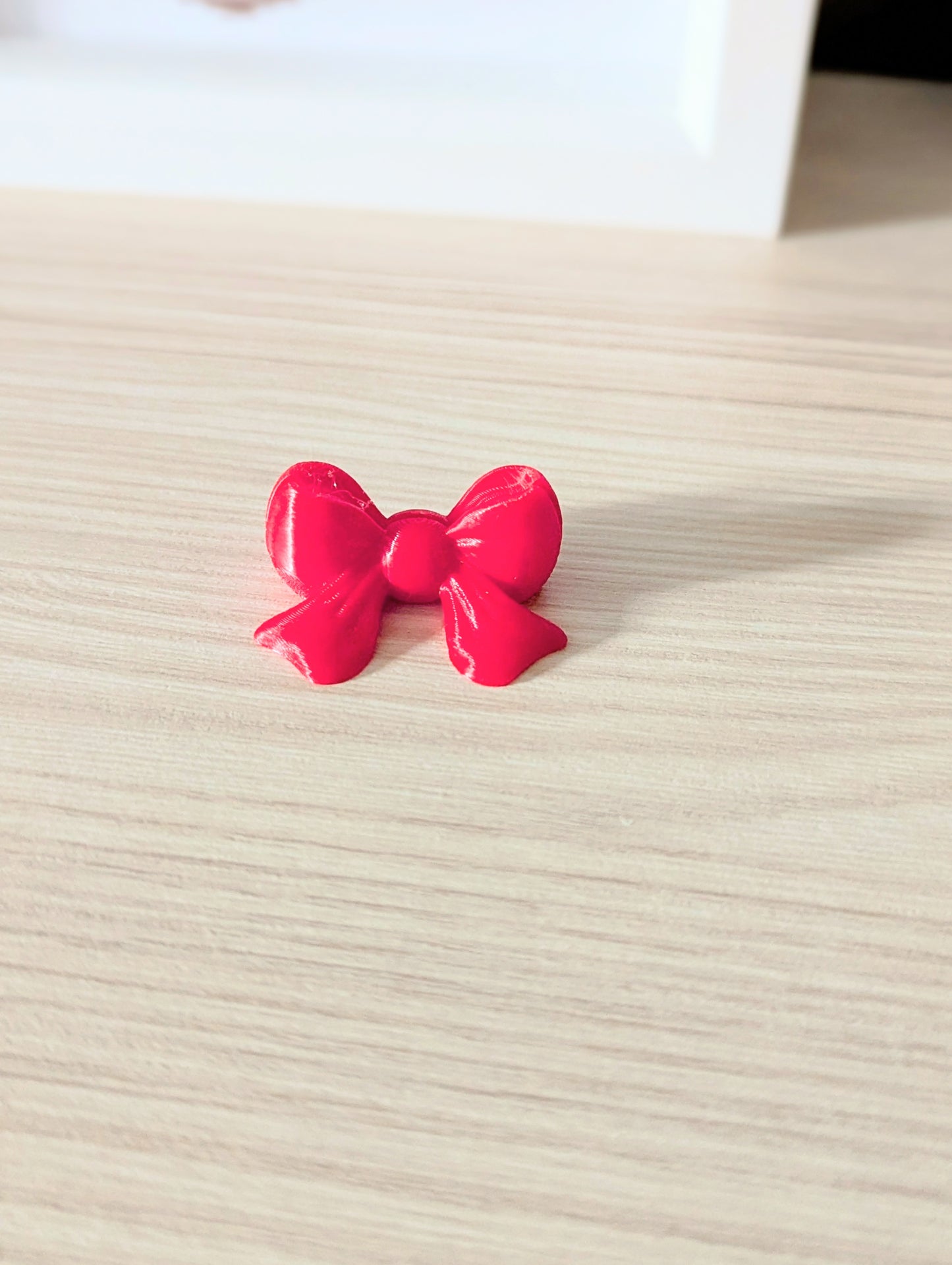 Red Bow Acrylic Photo Holders