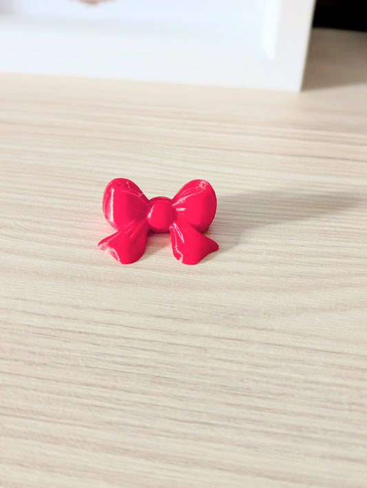 Red Bow Acrylic Photo Holders