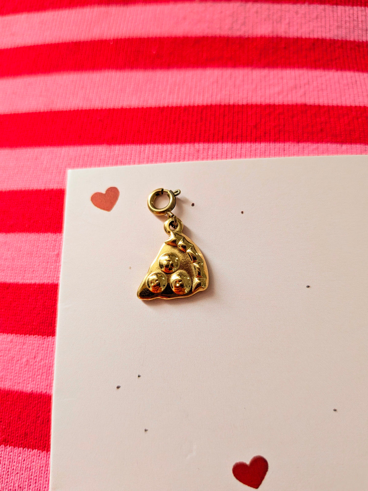 Pizza Charm (Gold)