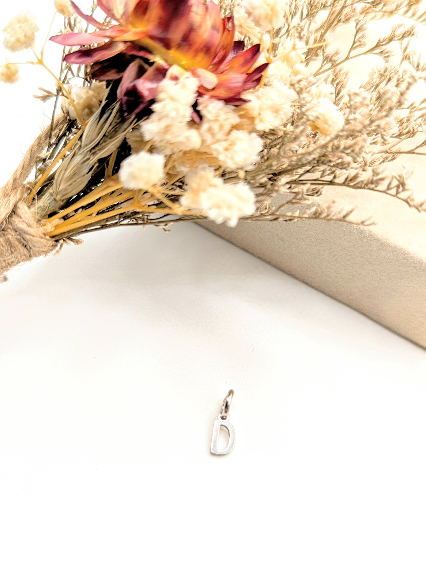 Initial Charm (silver)