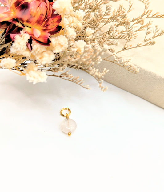 Natural Stone Charm (Gold)