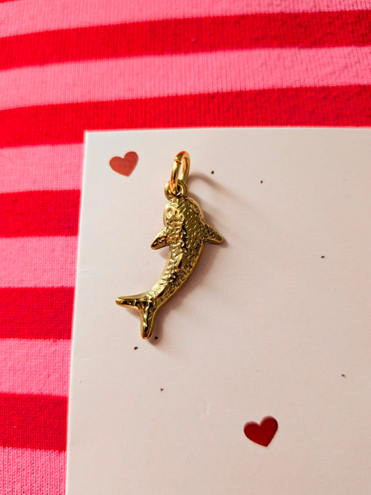 Shark Charm (Gold)