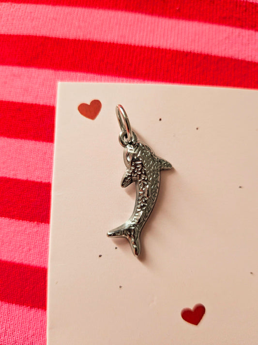Shark Charm (silver)