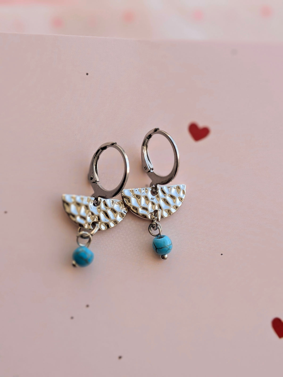 An Edge Of The Sea Huggie Earrings