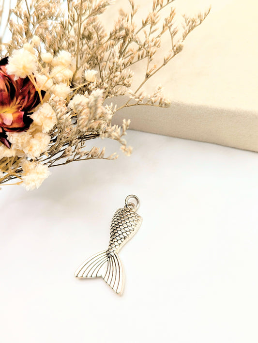 Mermaid Charm (silver)