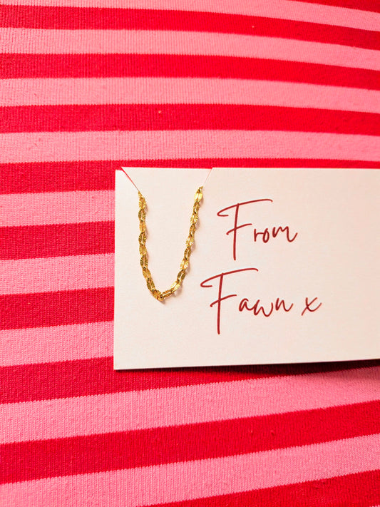 Shimmer Necklace (Gold)