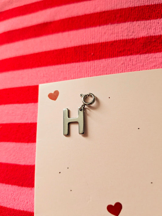 Initial Charm (Silver)