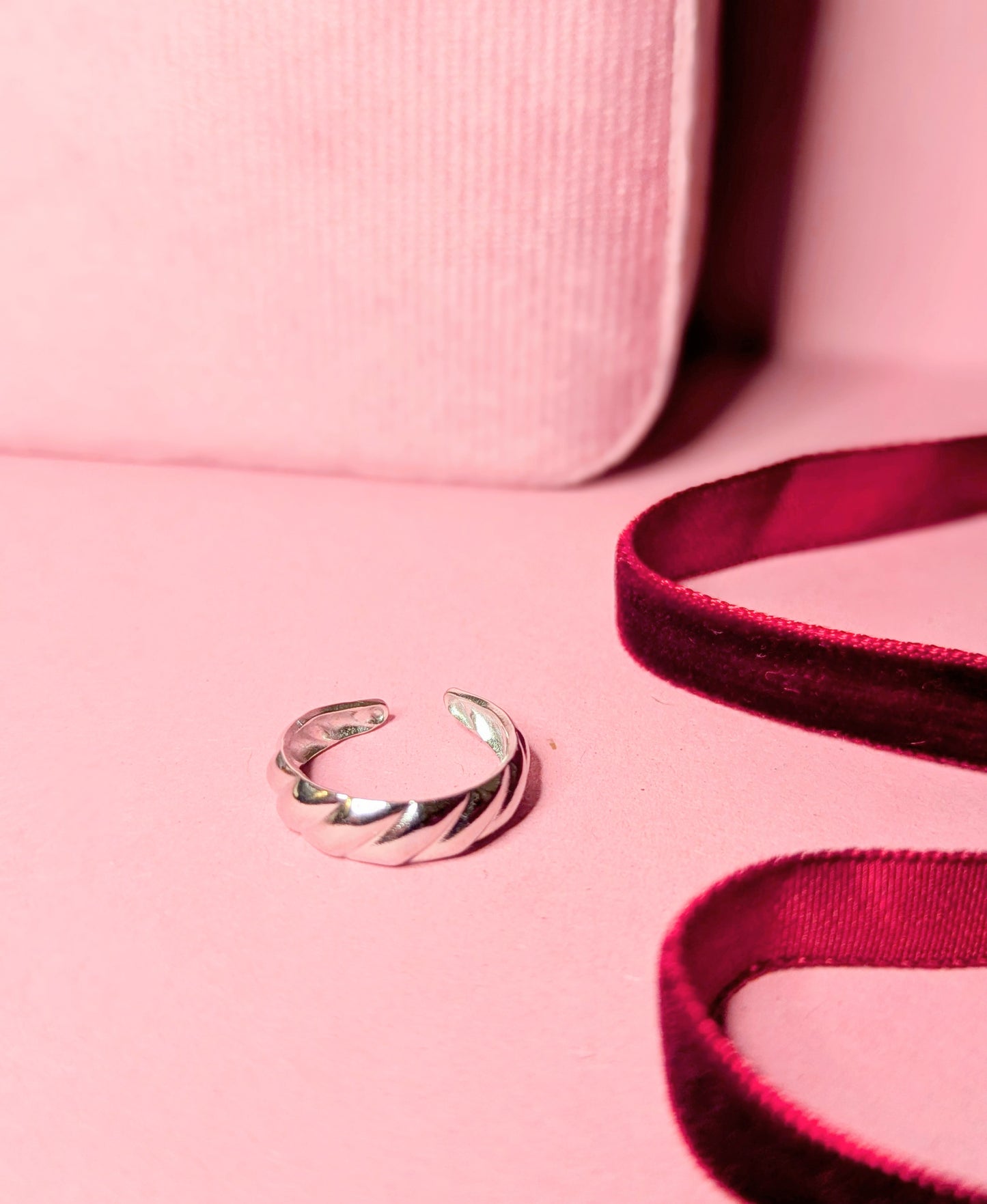 Chrome Curve Ring (silver)