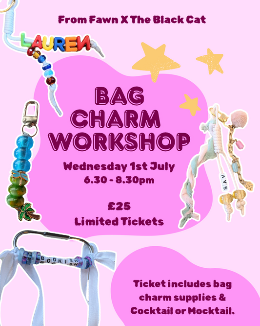 Bag Charm Workshop In Collaboration With The Black Cat - Falmouth
