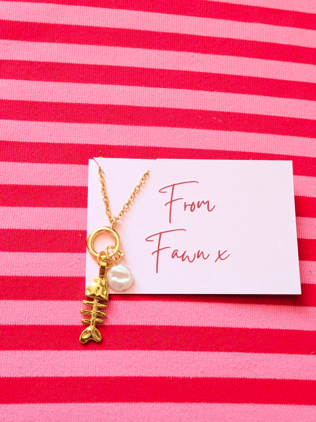 Fish Link Necklace