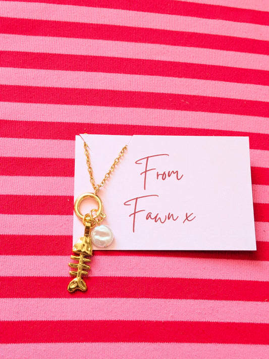 Fish Link Necklace