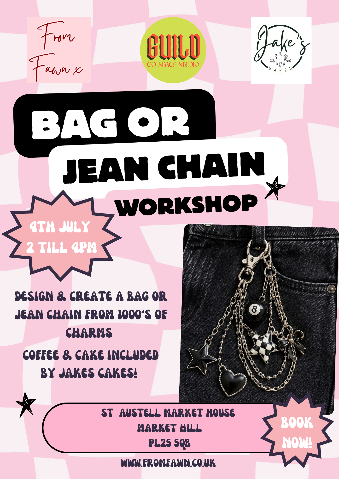 Bag / Jean Chain Workshop In Collaboration with Guild Market House & Jake's Bakes - St Austell